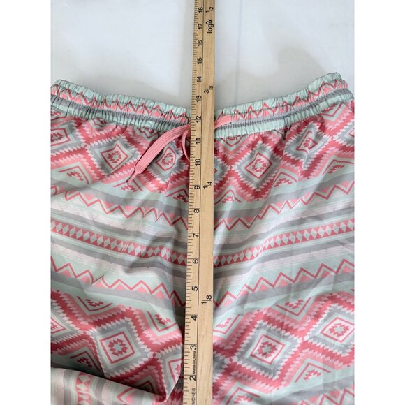 Burlebo‎ Aztec Print Swim Shorts Mens XL Pink Geometric Beach Resort - Picture 10 of 13
